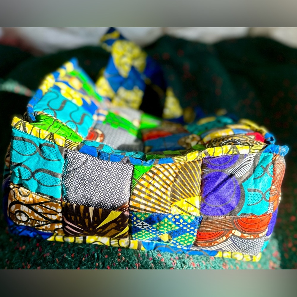 Rarenwotbotswana Made Patchwork Large Tote - image 3